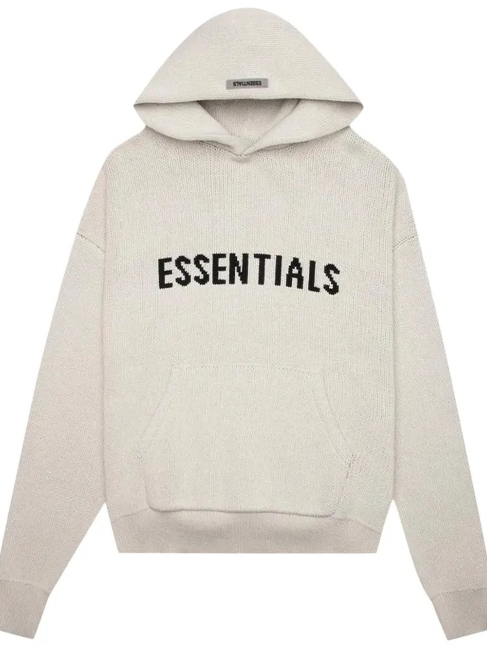 Essentials Knit Hoodie Size Small Oversized Oatmeal Neutral Fear of God